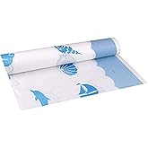 Kullan At Market Roll-Up Rulo Kağıt Masa &Ouml;rt&uuml;s&uuml; Marin Desenli 100 x 150cm 16 Yaprak