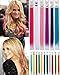Haute For Diva's Celebrity Inspired Set of Two Piece Bright Colour Clip In 20" Straight Hair Extension Weft Hairpiece Hair Highlight