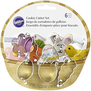 Wilton 2308-0551 6-Piece Easter Cookie Cutter Set, Mini, Assorted