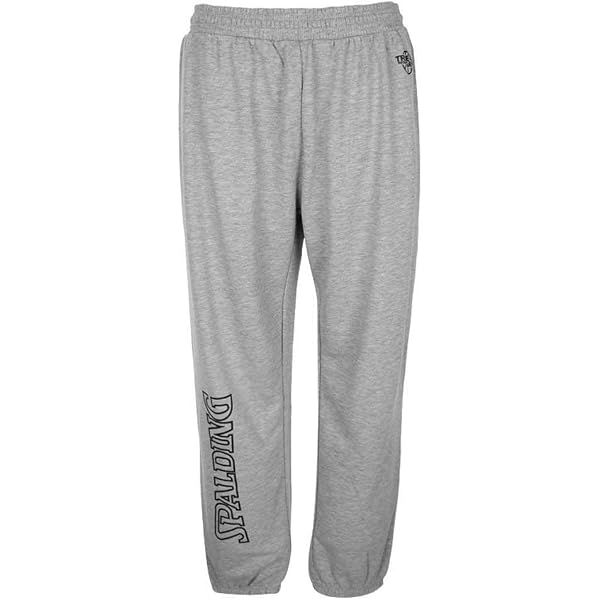 Spalding Teamsport Long Pants – Herren Trainingshose In Schwarz/Grau, 7/8-Länge
