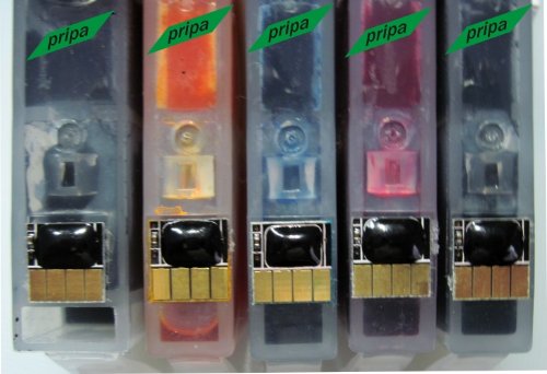 pripa – 1 kompatible 364 XL – bk schwarz – HP + Chip + Füllstandsanzeige - 2