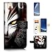 Produktbild (für Samsung Galaxy S8) Flip Wallet Case Cover & Displayschutzfolie Bundle. a20490 Bleach Ichigo