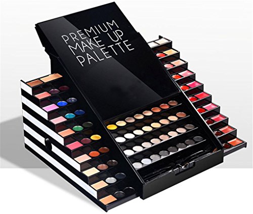 FantasyDay® Professionelle 130 Farben Lidschatten Palette Makeup Kit mit Lipgloss Concealer und Rouge – Ideal für Sowohl den Professionellen als auch Persönlichen Gebrauch - 2