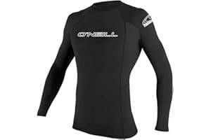 O'Neill Wetsuits Men's Basic Skins UPF 50+ Long Sleeve Rash Guard Rash-Guard-Shirts (Pack of 1)