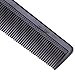 Salon Black Plastic Cutting Hair Tooth Comb Barber