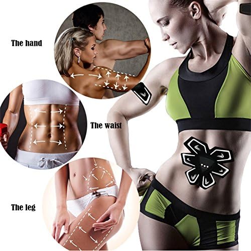 Recharge Abdominal Muscle Training Device Wireless Muscle Toning Belt Fitness Body Slimming Massager Home Fitness Training Gear - Suitable for Abdomen/Arm/shank/Thigh