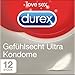 Produktbild Durex Gefühlsecht Ultra Kondome, mit 20% dünnerem Material an der Spitze, 12er Pack (1 x 12 Stück)