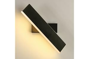 TWSXTE 7W LED Appliques Mural Coiffeuse éclairage Miroir Avant Maquillage Lampe Salle de Bain éclairage Lampe Liseuse interrieur Applique Lampe de Chevet 350 Degrés Rotatif Blanc Chaud 3000K