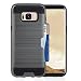Produktbild Fashion & personality Für Samsung Galaxy S8 mit Kreditkarten-Slot-Halter TPU + PC Handy-Abdeckungen ( Color : Grey )