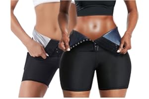 SUIUOI 2PCS Pantalones de Sauna Adelgazantes Mujer, Reductores Anticeluliticos Pantalonde Cintura Alta Nanotecnología Leggins Reductores Pantalon Mallas Fitness Push Up para Deporte Running Yoga