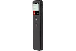 Digital Röstinspelare med Högtalare, Bluetooth 5.0-inspelningsenhet, DSP-brusreducering, Röstaktiverad, Inspelning med en Kna