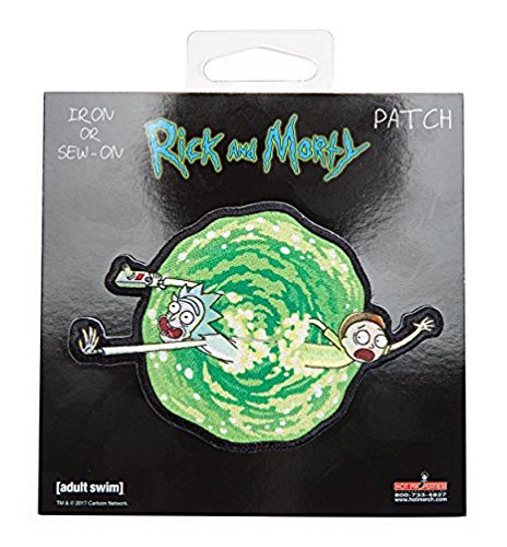 Rick and Morty - Portal, Officially Licensed Artwork - Embroidered PAT