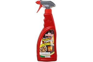 RHÜTTEN Speciale Vetri Stufe a Pellet, Pulitore per il Vetro Interno di Stufe e Camini a Pellet, Schiumoso, 750ml