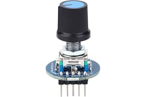 ZJCHAO 20 Sztuk moduł Enkodera Obrotowego Enkoder Wysokiej Jakości Potencjometr Elektroniczny 5 V, Przyjęte z Wysokiej Jakości Komponentów Elektronicznych, zapewniają trwałość, Enkoder