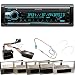 Produktbild Kenwood KDC-X7200DAB FLAC Autoradio USB AUX 1-DIN AOA WMA MP3 Bluetooth CD DAB+ Einbauset für Astra H Corsa D Zafira B, Farbe der Radioblende:Champagner (Satin-Stone)