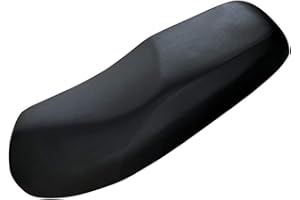 LIHAO Funda Impermeable para Asiento de Motocicleta Almohadilla de Cuero Asiento (XXL)