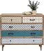 Produktbild Kare 80378 Kommode Capri, 80x90x40 cm, 5 Schübe