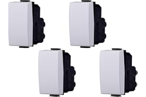 ZOREI Deviatore Unipolare 1P 16A, Compatibile Con Bticino Matix, Da 1 Posto Modulo (4)