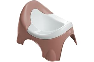 THERMOBABY - Pot IDÉO - Pot Pour Enfant - Pot D'Apprentissage De La Propreté Avec Cuvette Amovible - Pratique - Confortable - À Partir De 18 Mois - Fabriqué En France - Rose Câlin