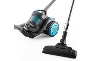 Orbegozo Ap 8030, Aspiradora sin Bolsa, multiciclónica, Filtro HEPA de Alta eficiencia, Tubo telescópico metálico, Cepillo alfombras y Suelos Duros, Boquilla para Esquinas y Ranuras, 800 W