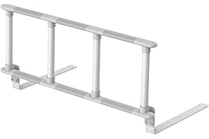 ‎HEUFFE Heuffe Bed Rail, Fall Protection for Seniors, Bed Grab Bar, Standing Aid for Older Adults, Safety Bed Railing, Height-Adjustable Bed Guard, Care Bed for Disabled People (Four Bar Grid)