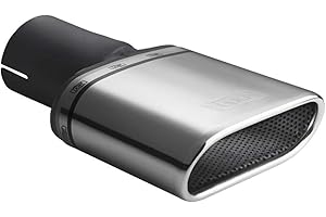 Ulter Sport Terminador de escape - Oval 167x60mm - Longitud 120mm - Instalación ->50mm - Inox