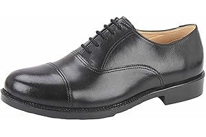 Grafters Mens Leather Capped Oxford Laced Cadet Shoe