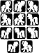 Price comparison product image #14 REFILL STENCILS ONLY - 11 X MY LITTLE PONY GLITTER TATTOO STENCILS