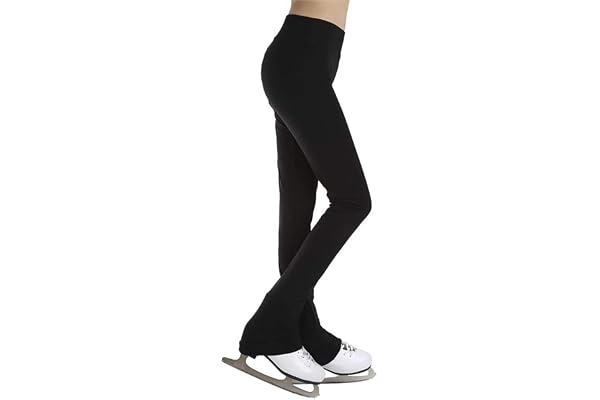 ZMIN Collants De Pratique De Patinage Artistique pour Filles, Pantalons De Patin À Glace, Leggings Chauds en