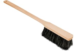 ToM PaR Brosse à récurer en Bois | Manche Ergonomique en Bois | Poils Mixtes | Ne Raye Pas | Manche Long incassable | Ne se déforme Pas | pour la Voiture | pour la Maison | Longueur : 60 cm