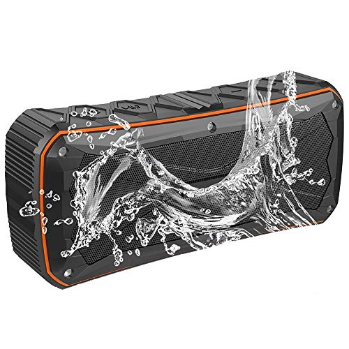 Preisvergleich Produktbild WLBRIGHT Outdoor IP6 Wasserdichter Bluetooth-Lautsprecher, Tragbare Karte Freisprecheinrichtung 20W Audio, Sport-Reiten Wasserdicht Audio,Orange