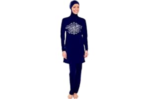 NADAMUSUM Muslimischen Damen Badeanzug Muslim Islamischen Full Cover Bescheidene Badebekleidung Modest Muslim Swimwear Beachwear Burkini