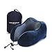 Produktbild Power Of Nature PON Memory Foam Reisen Kissen U Geformte Hals Kissen Mit Kopf und Hals unterstützung 360 perfekt für Flugzeug - Auto - nutzung zu Hause (Dunkel blau)