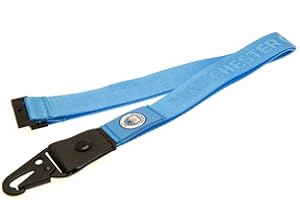 Manchester City FC - Colgante para Cuello Deluxe Escudo (Talla Única) (Azul Cielo)