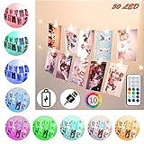 【Lichterkette mit Fernbedienung】 Wird mit einer 21 Tasten Fernbedienung geliefert. Sie können die Fernbedienung zum Ein- und Ausschalten, zum Einstellen der Helligkeit und zum Ändern der Modi verwenden. Diese Fernbedienung bietet drei Timer Optionen (2h, 4h, 6h).