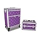 Roo Beauty Tanzania Beauty Trolley Hairdressing Case, Manicure And Nail Case In Imperial Purple