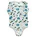 Pippi Baby Boys Body Long Sleeve AO Printed 4 Pack Polo Shirt, Light Blue, 92 cm