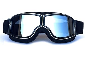 HONCENMAX Motorcycle Goggles, Motocross Glasses for Helmet, Safety Goggles for Dirt Bike BMX ATV Off Road Racing Ski Snowboard - Fog-proof/Windproof/UV Protection Adult