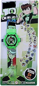 Digital 24 Images BANE10 , OMNIVERSE , OMNITRIXX Projector Watch for Kids, Diwali Gift, Birthday Return Gift | (Green)