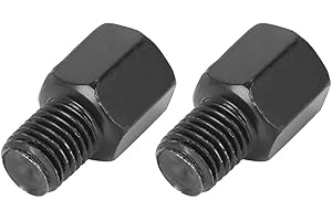 F FIERCE CYCLE 2pcs 8mm RH to 10mm RH Motorcycle Rearview Mirror Adapter Bolt
