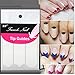 Teenxful Nail Art Designs French, Chevron & Teardrop Nail Tip Guides Stickers(10 Pack)