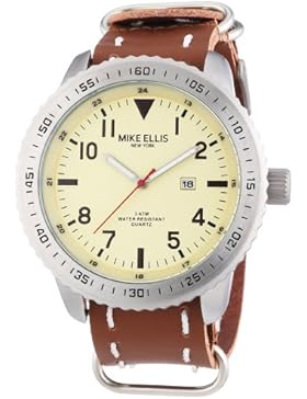 Mike Ellis New York Herren-Armbanduhr XL Analog Quarz 17986B/1