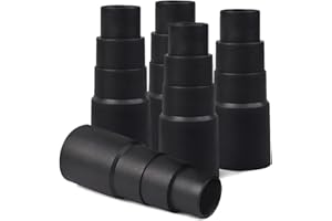 AUCKPURE Manguera de aspiradora Dapter, 5 unidades, adecuada para todos los tipos de reductores de interfaz de aspiración de aspiradoras, por ejemplo: reductor de manguera de aspiradora de Makita, Bosch,