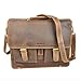 Produktbild Green Burry Mappe, Schultertasche, Studium-, Büro-, Lehrertasche Vintage braun 1722-25