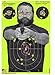 Produktbild Paket von 25 - Splatterburst Targets - 30,5 x 45,7 cm Reaktive "Bad Guy" Schießscheiben - Gewehr - Pistole - AirSoft - BB Gun - Luftgewehr