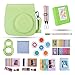 Produktbild Tiessic Instax Mini 9 Kamera Zubehör Bundle für FujiFilm Instax Mini 9 8 8 + Kamera mit Mini 9 Case/Album / Selfie Objektiv/Filter / Wandbehang Frames/Film Frames/Border Aufkleber ETC (Lime Green)