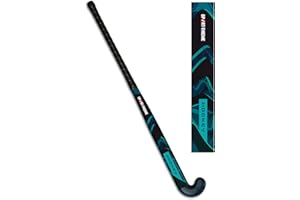 ‎SPORT-THIEME Sport-Thieme Hockeyschläger Force | Für Hallen u. Feldhockey | Rutschfestes Griffband | Einzelschläger, 93 cm, 420 g | Kunststoff | Schwarz-Blau | Für Rechts u. Linkshänder