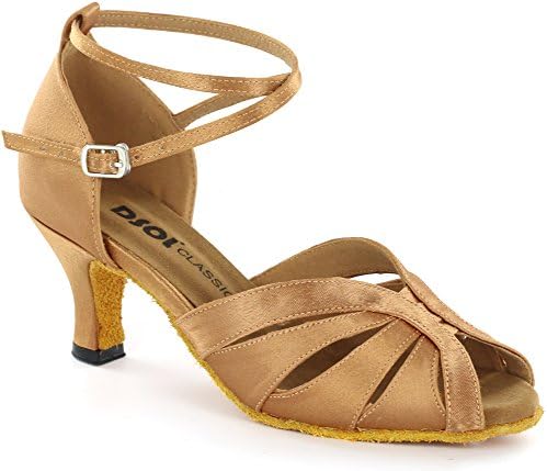 DSOL Women's Latin Dance Shoes DC271303 (6 UK, Tan)