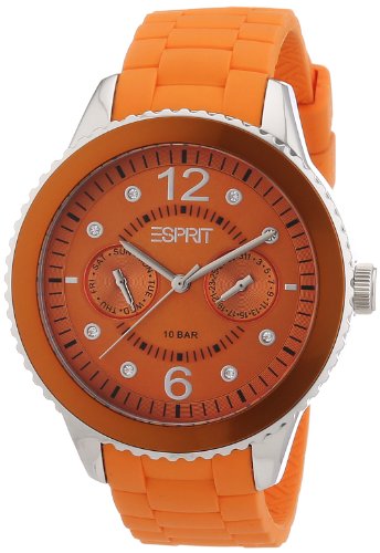 Esprit Damen-Armbanduhr Analog Quarz Kautschuk ES105332005 Esprit Damen-Armbanduhr Analog Quarz Kautschuk ES105332005