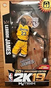 Nba 2k19 Mcfarlane Lebron James Actionfigur 17 8 Cm Amazon De Spielzeug